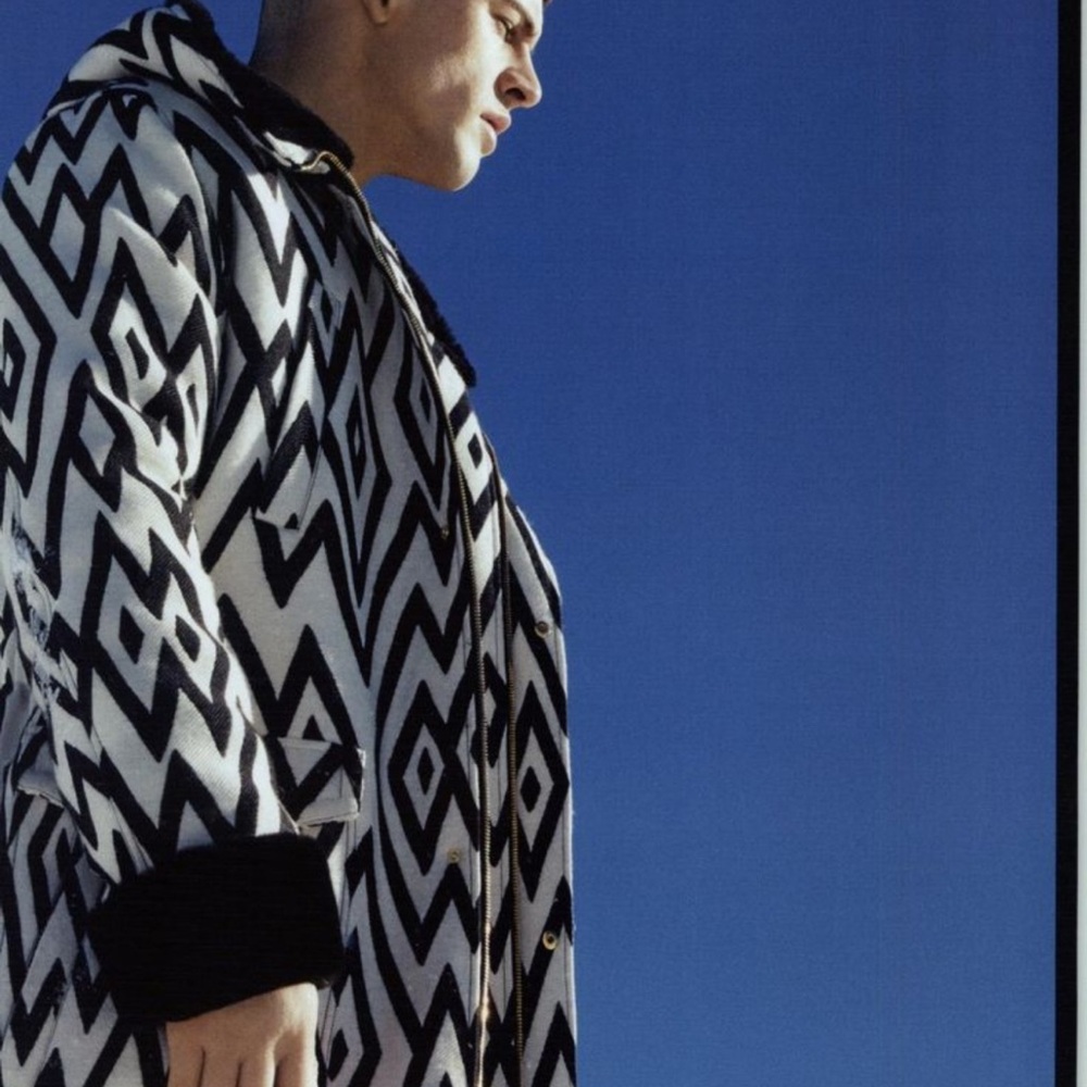 Versace Parka Wool Jacket With Fur